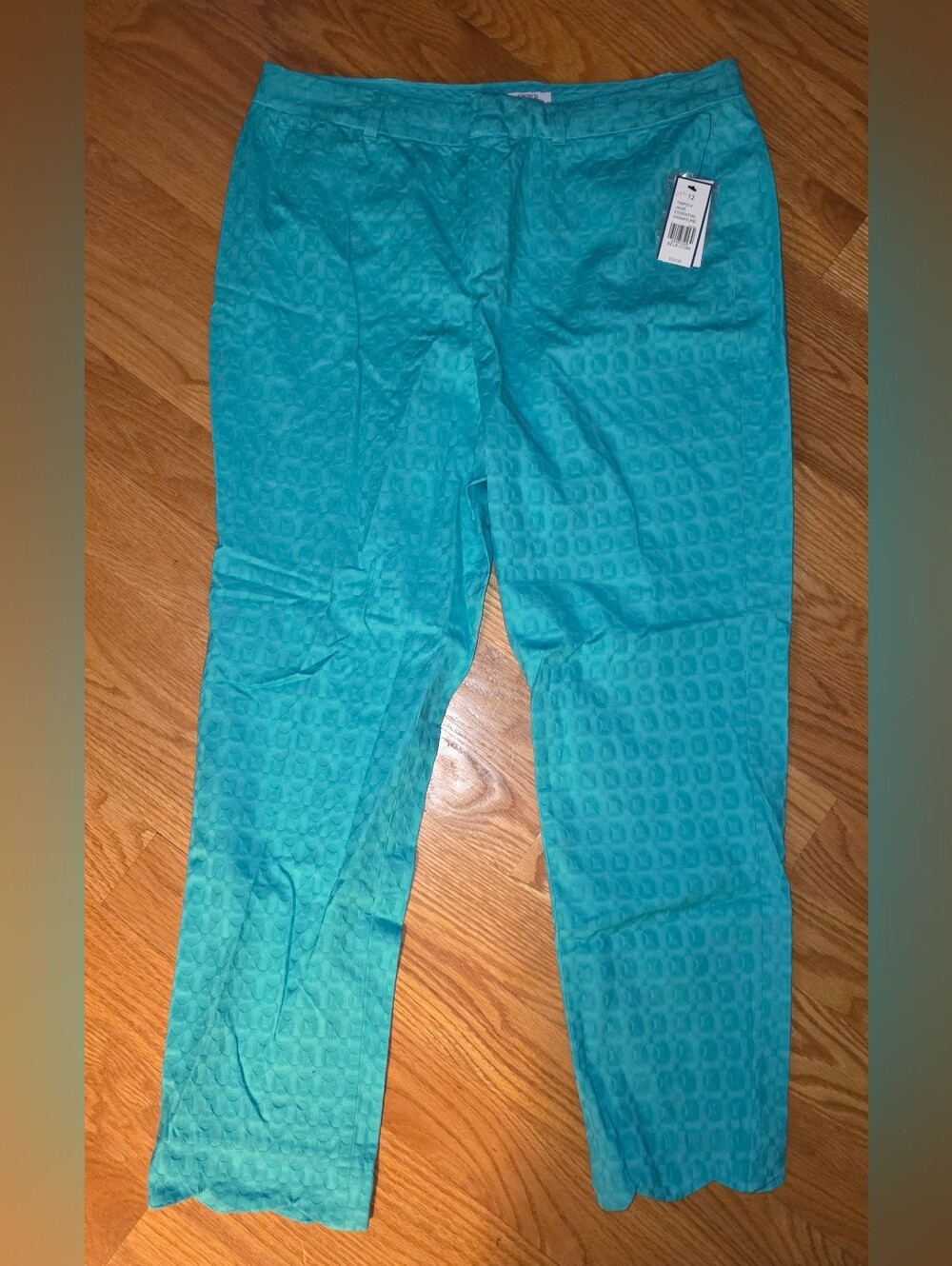Crown & Ivy "Cary" style teal blue shorts in a women's size 12 Nwt